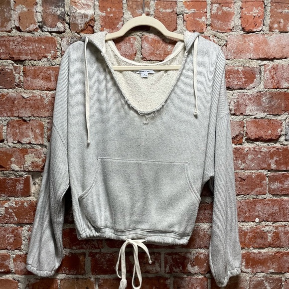 O’Neill Tie Hem Striped Hoodie- size S - Picture 1 of 8